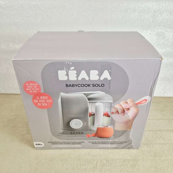 BEABA Babycook Solo 4-in-1 Baby Food Maker Gray 4.5 cups - Picture 1 of 16